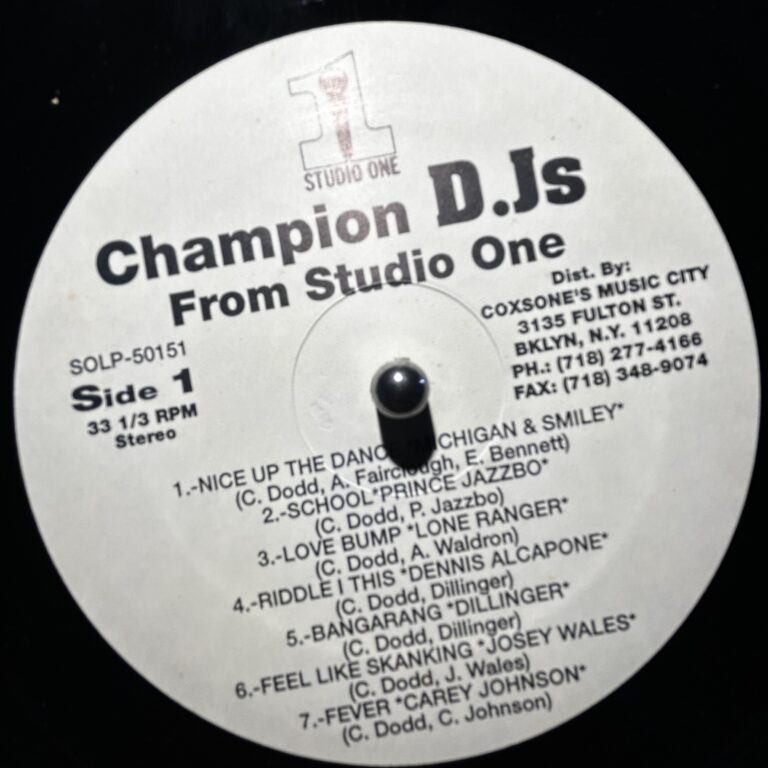 OSS DJ CHUCKS 80s SPECIAL AND REGGAE EXPLOSION 9-22-24